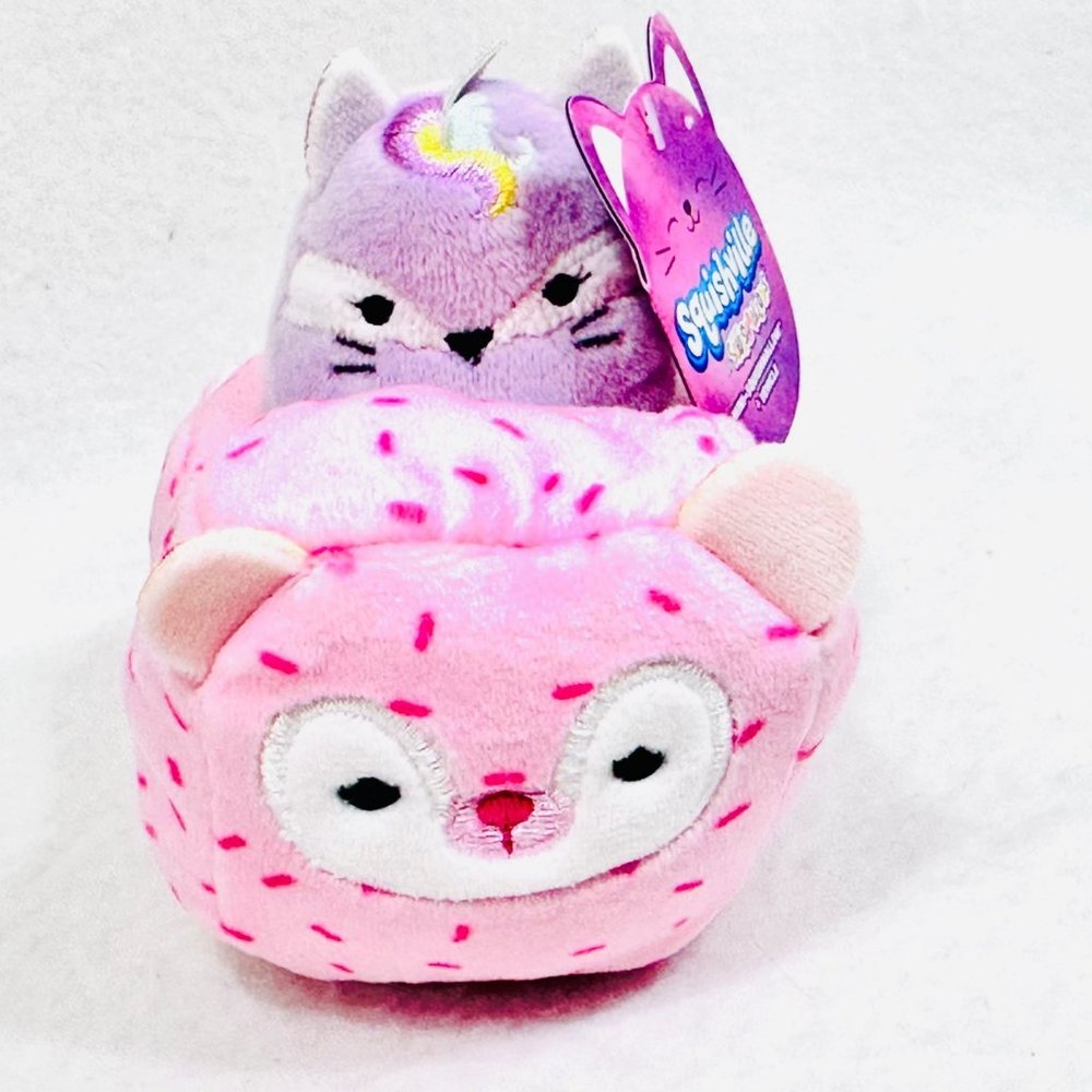 Mini Squishmallow & Vehicle Squishville Set - NWT